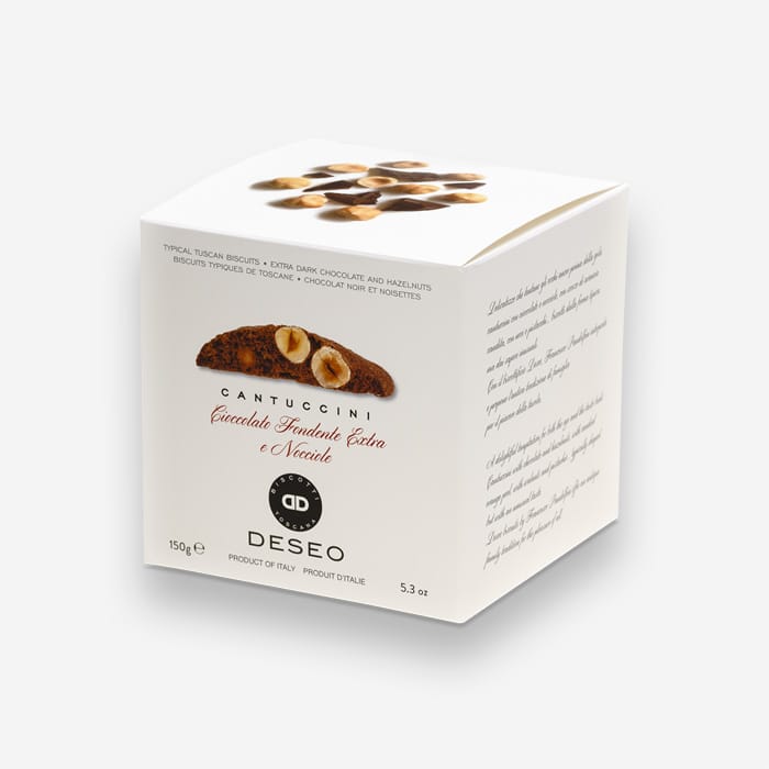 Extra Dark Chocolate Cantuccini With Hazelnuts