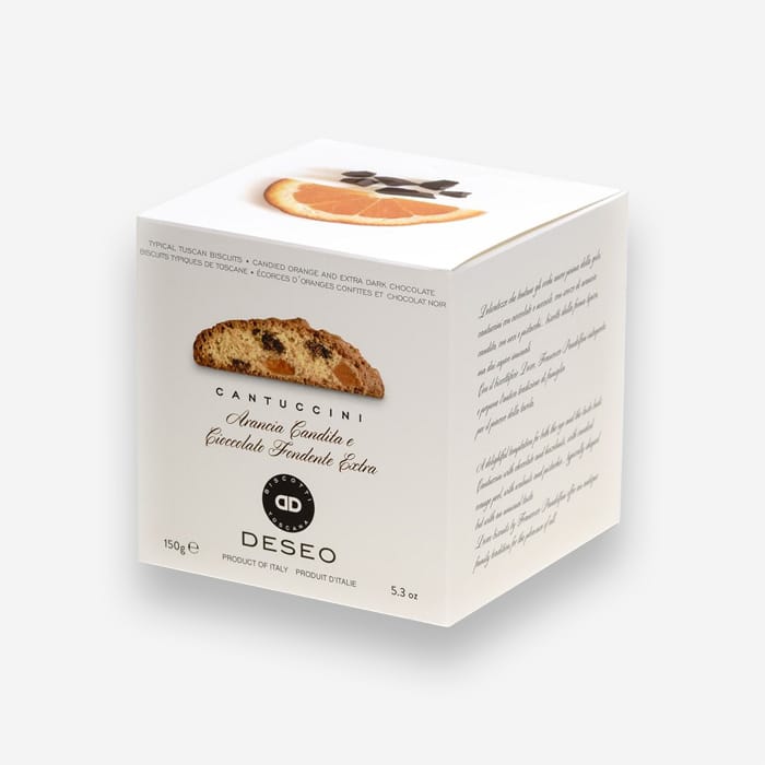 Cantuccini With Dark Chocolate and Candied Oranges