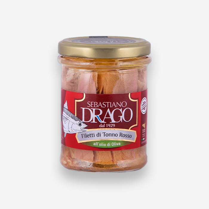 Red Tuna Fillets In Olive Oil