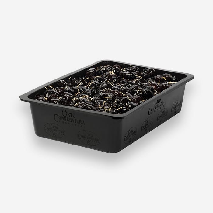 Black Seasoned Olives Alla Casereccia