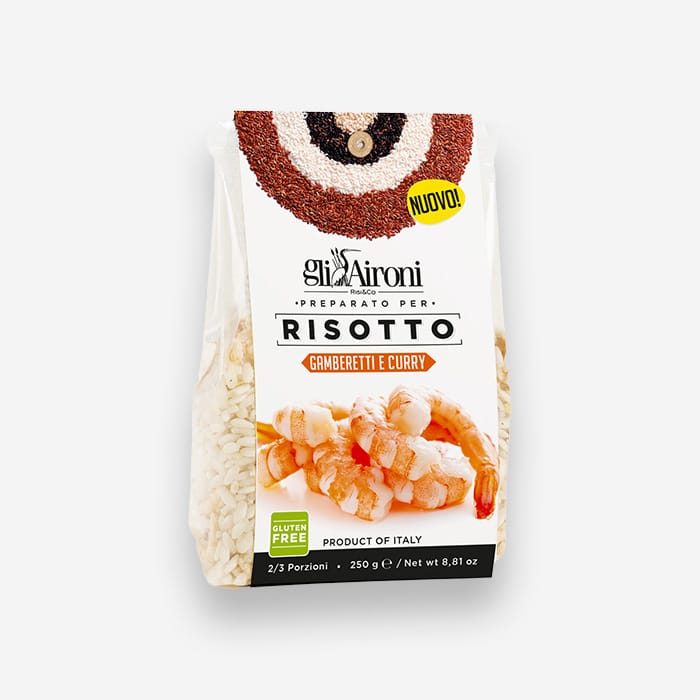 Risotto With Shrimps and Curry