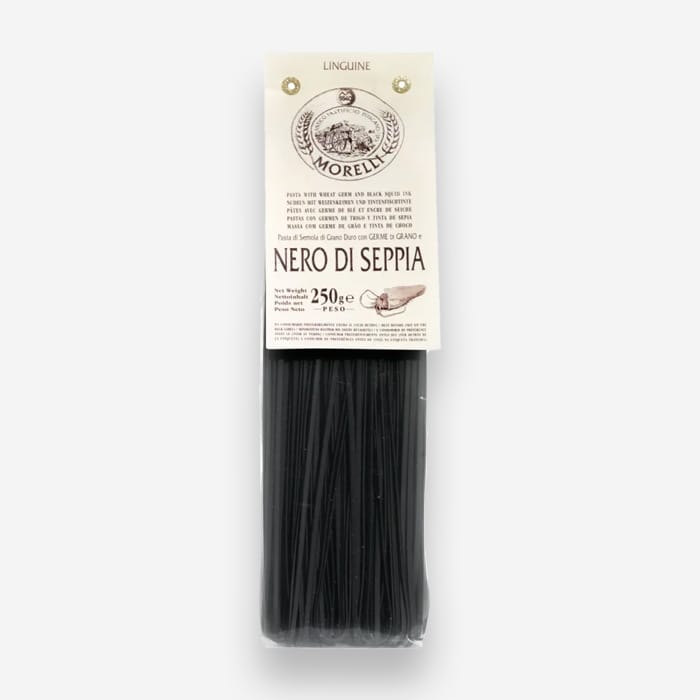 Linguine Flavored With Cuttlefish Ink