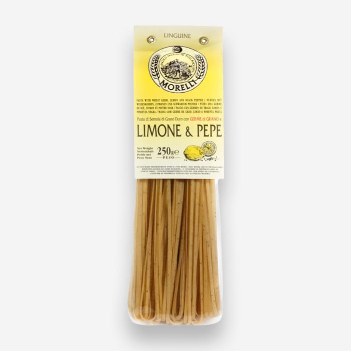 Linguine Flavored With Lemon and Pepper