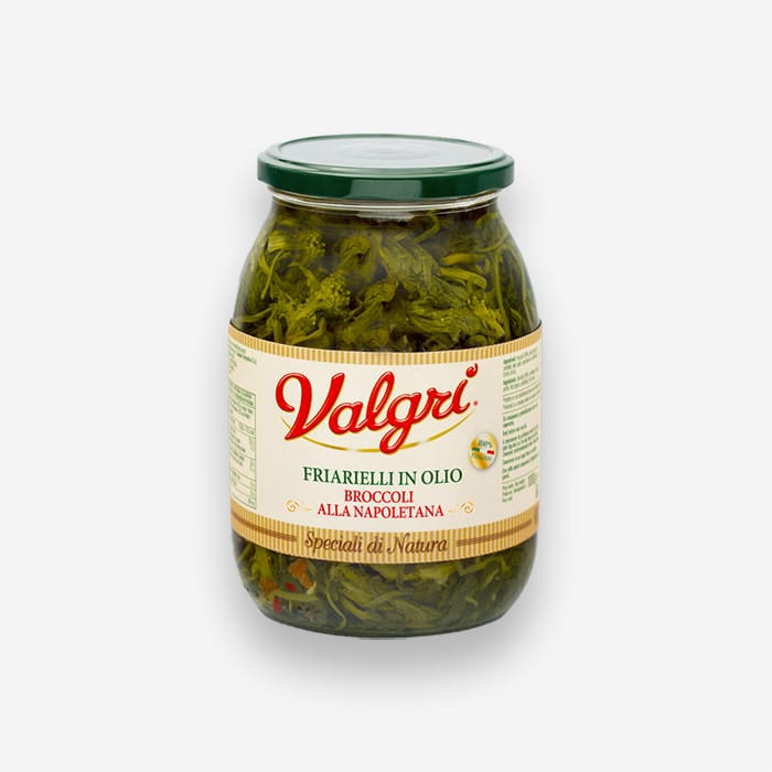 Friarielli Seasoned With Oil, Chili and Garlic
